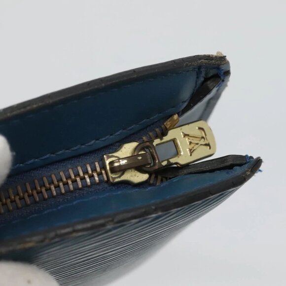 LOUIS VUITTON Epi Saint Jacques Shopping Shoulder Bag Blue M52275 LV Auth BA4972 - Picture 10 of 15